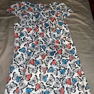 Butterfly printed dress by MILLY